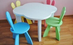 ТОП-3: Детские парты и столы из массива дерева